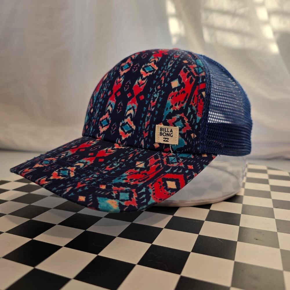 Billabong‎ blue multicolor geometric tribal